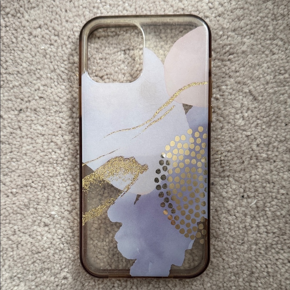 T.J.Maxx Gold and Lavender Phone Case